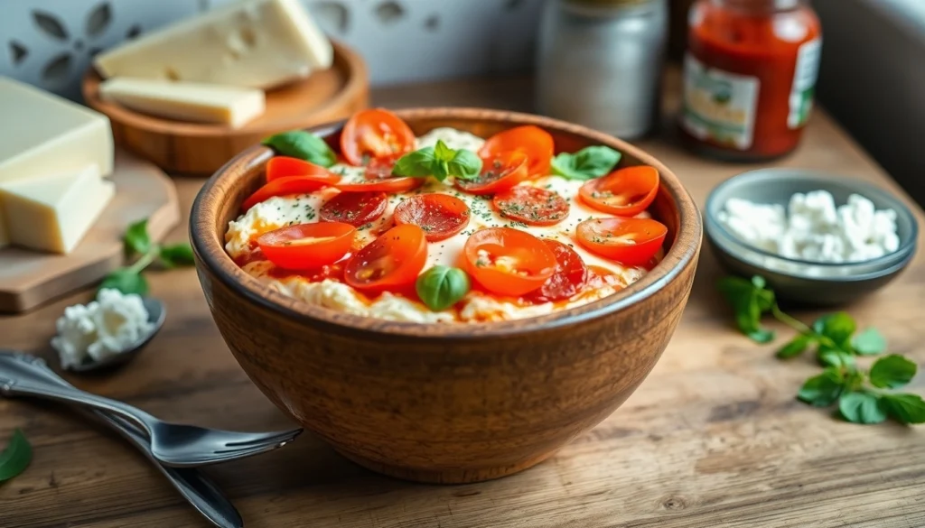 cottage cheese pizza bowl recipe
